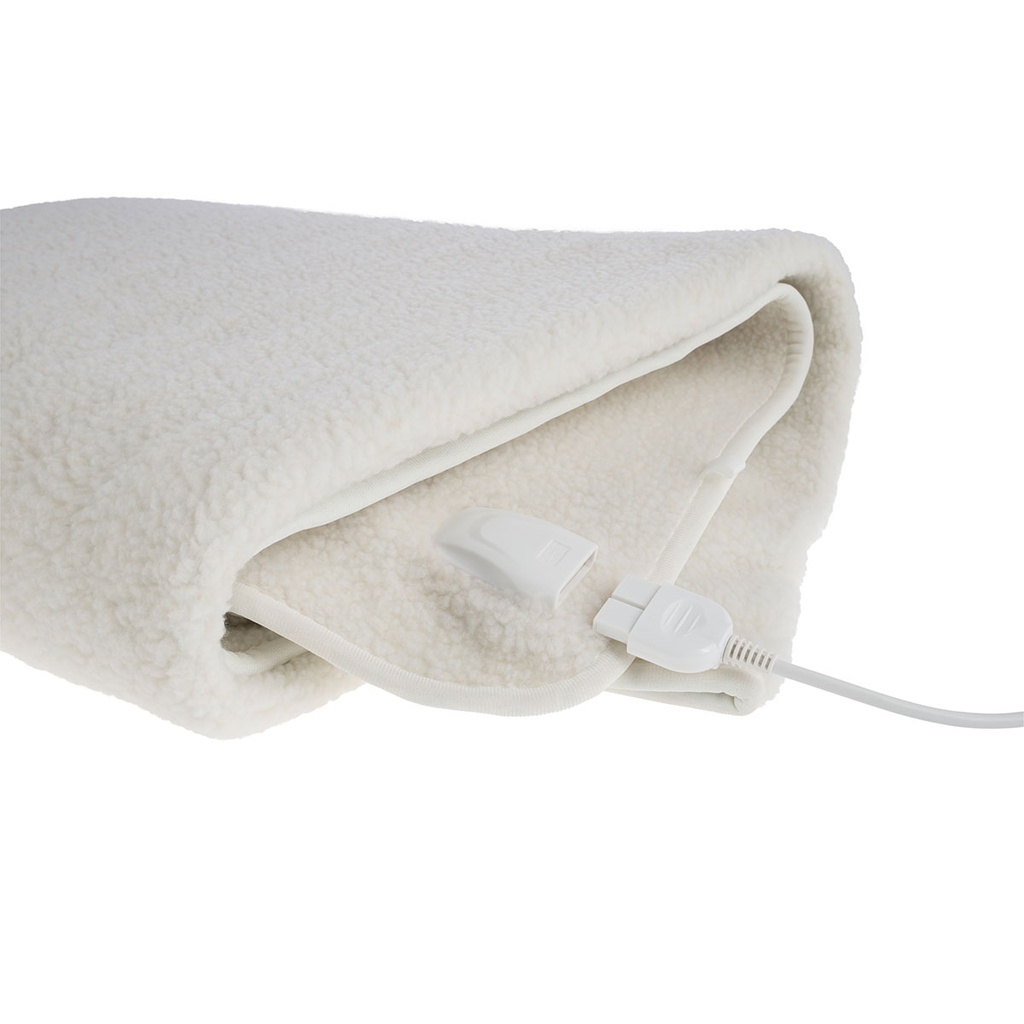Scaldaletto Elettrico in Lana Sintetica 150x80cm - 3 Livelli di Potenza