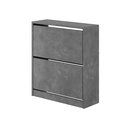 Scarpiera a ribalta grigio retro L 73 x P 26 x 82.5 cm