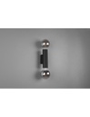 Applique Doppia Emissione 2xE27 Vannes Nero H18 cm Trio Lighting