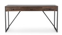 Scrivania 3 cassetti Calixte stile industriale 153x66 cm