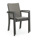 Sedia C-BR Konnor antracite