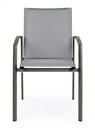 Sedia arredo giardino alluminio antracite Cruise
