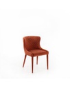 Sedia in Microfibra Afrodite ruggine STS