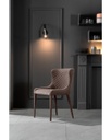 Sedia in Microfibra Afrodite visone STS