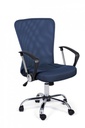 Sedia ufficio tessuto blu Brisbane