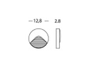 Segna Passo 2,2W Led 4000K  linea club  alluminio
