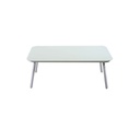 Set salotto da giardino VISALIA in alluminio Bianco e corda Verde 4 pezzi