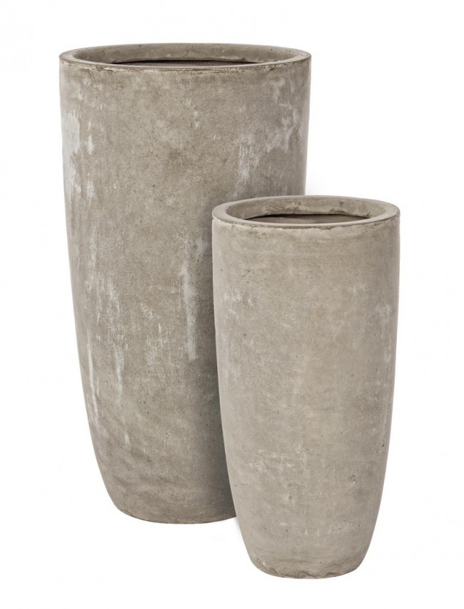 Set2 Vaso Cement To Alto Sabbia  