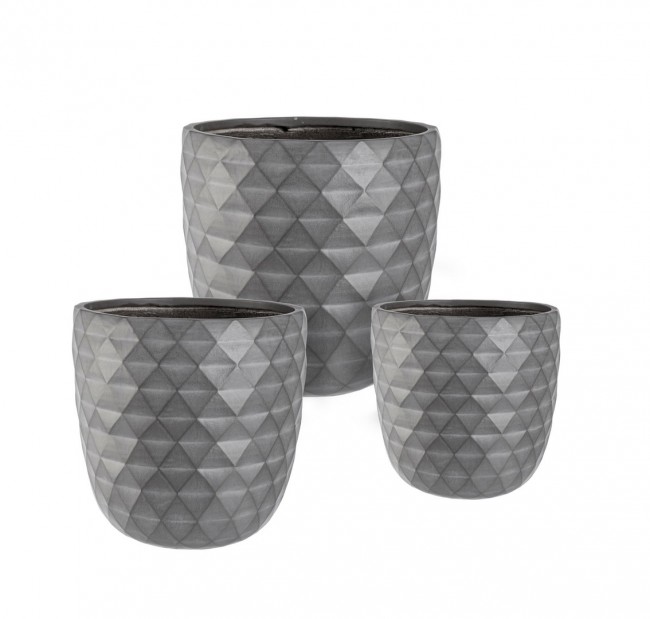 Set3 P.Vaso Pyramid Bomb Antracite