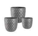 Set3 P.Vaso Pyramid Bomb Antracite