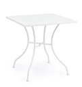 TAVOLO KELSIE BIANCO 70X70