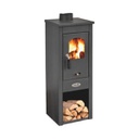 Stufa a Legna Ekonomik Lux LM Antracite - Potenza Termica 7,0 kW - Dimensioni 36 x 33 x H 93 cm