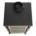 Stufa a Legna con Forno Marzia Nera 15,3 kW L45xP48,5xH91,5