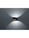 Applique Lacapo Nero e Oro Led Doppia Luce Trio Lighting