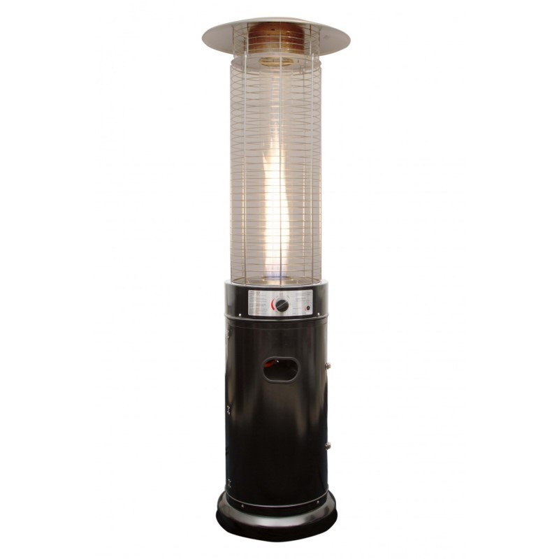 Stufa fungo a gas Nera QLIMA PGF 1211 53,5x53,5x h185 cm