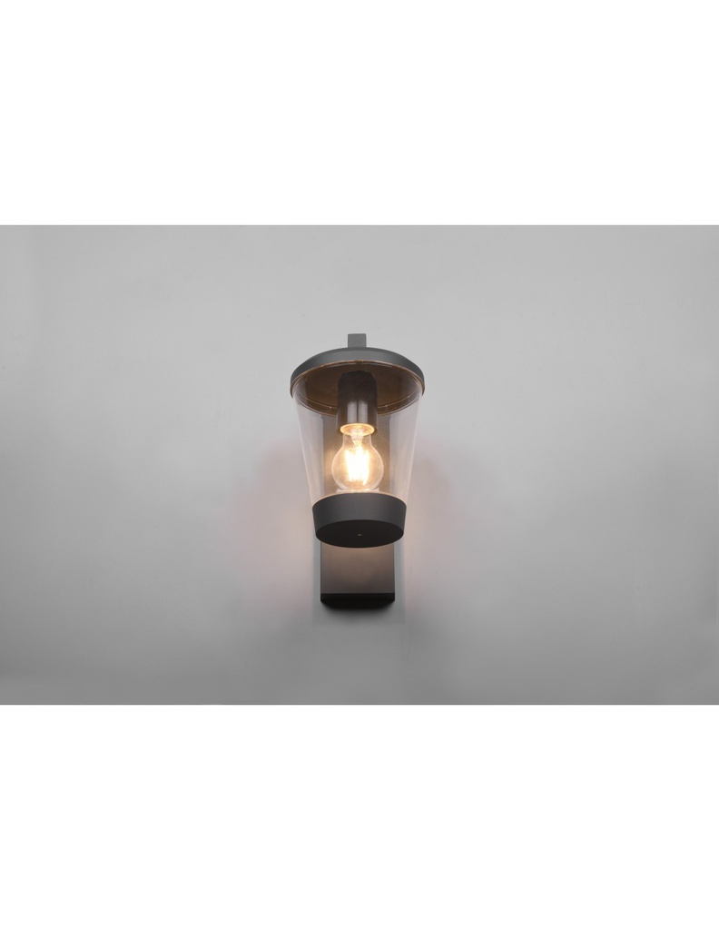 Applique Lanterna Cavado Alluminio Antracite IP44 Trio Lighting