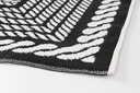 Tappeto Kashan Bianco-Nero 180X270