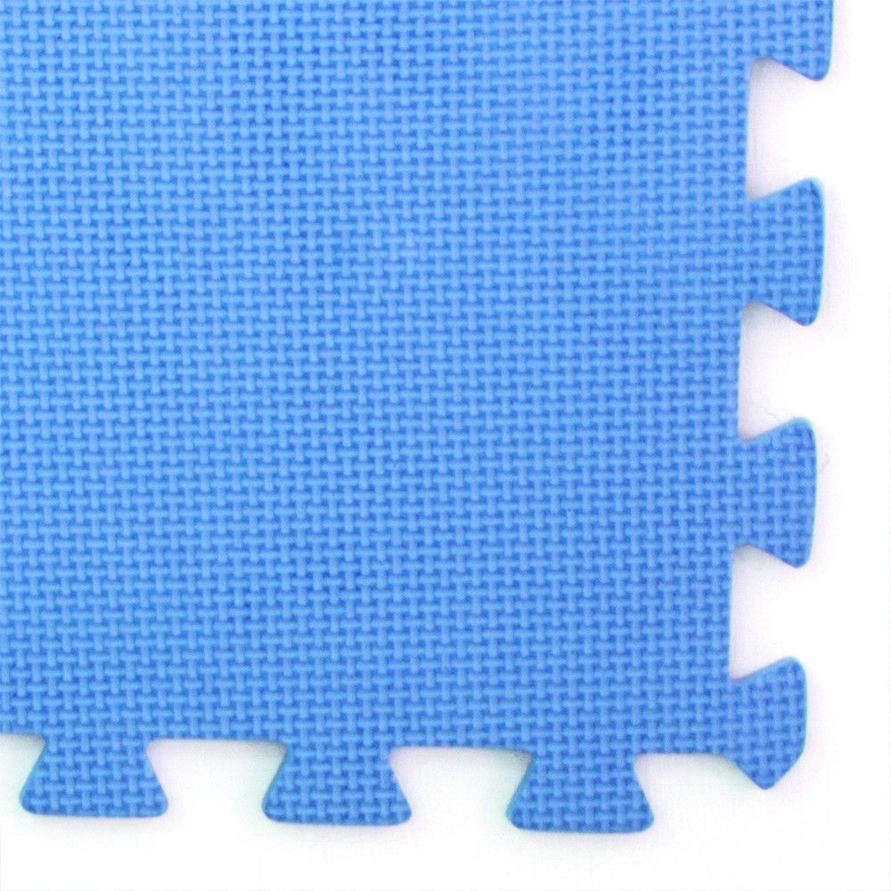 Tappeto tappetino puzzle morbido per piscina 60x60x0.8 blu