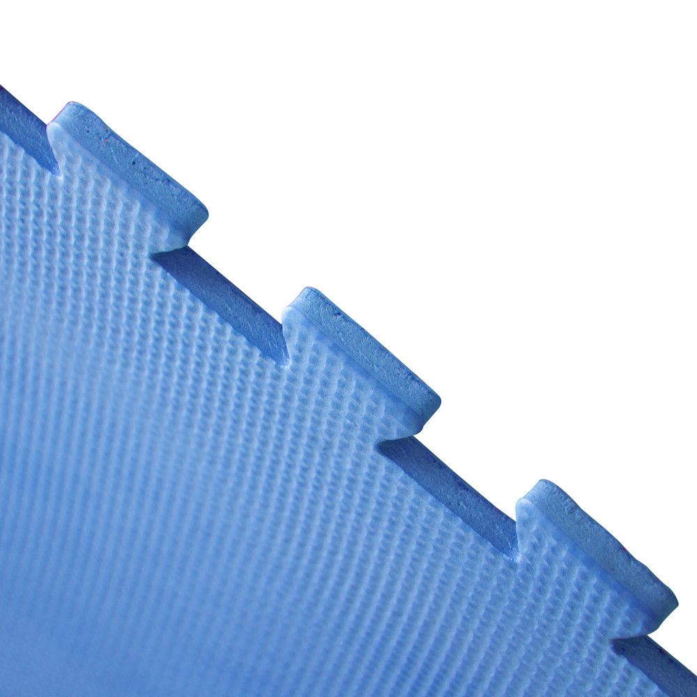 Tappeto tappetino puzzle morbido per piscina 60x60x0.8 blu
