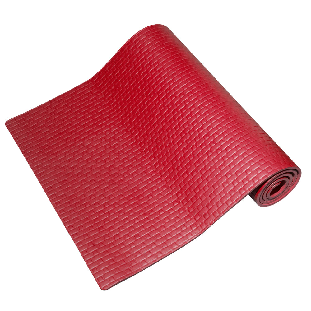 Tappeto Yoga Fitness per Palestra Pilates Soft 173x61x0,8 cm Rosso