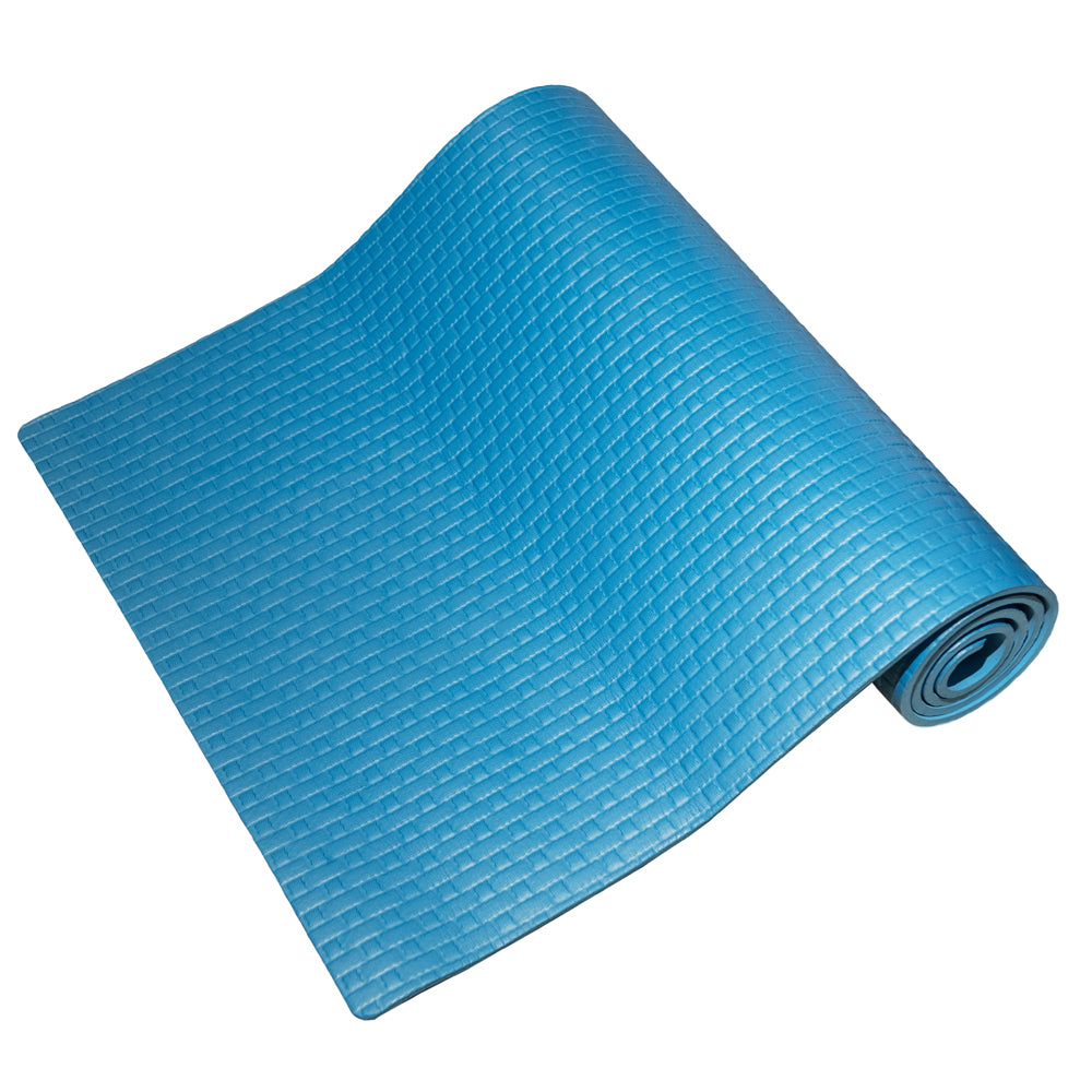 Tappeto tappetino Yoga Fitness grande per palestra pilates soft 190x91x0,8 cm blu