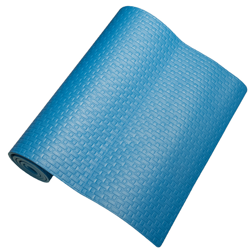 Tappeto tappetino Yoga Fitness grande per palestra pilates soft 190x91x0,8 cm blu