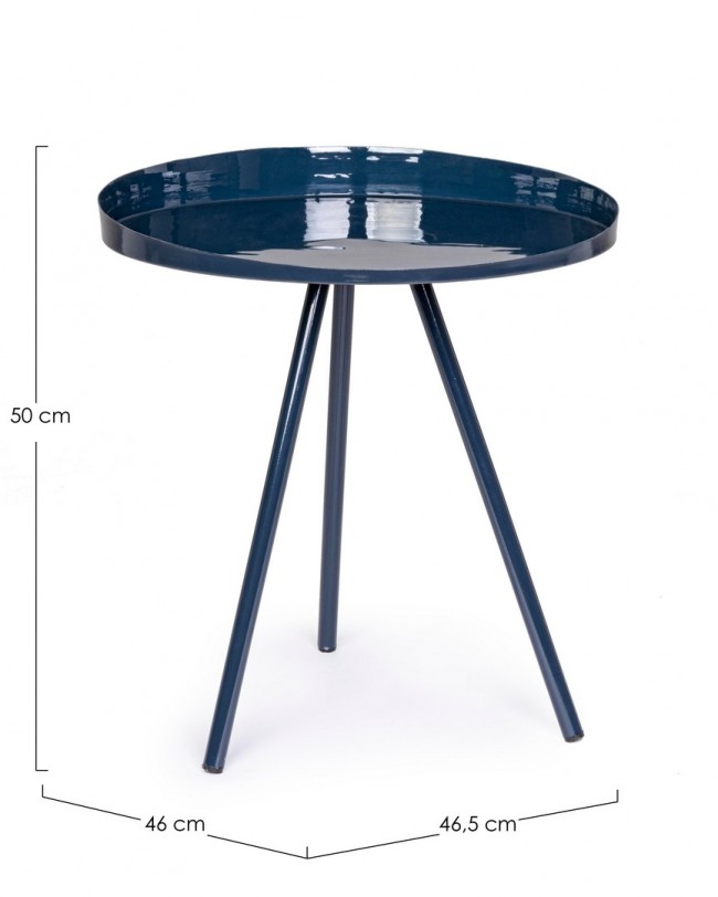 Tavolino Anchita Blu 46.5X46
