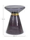 Tavolino Azmin Vt Grigio Fume' D36 - 