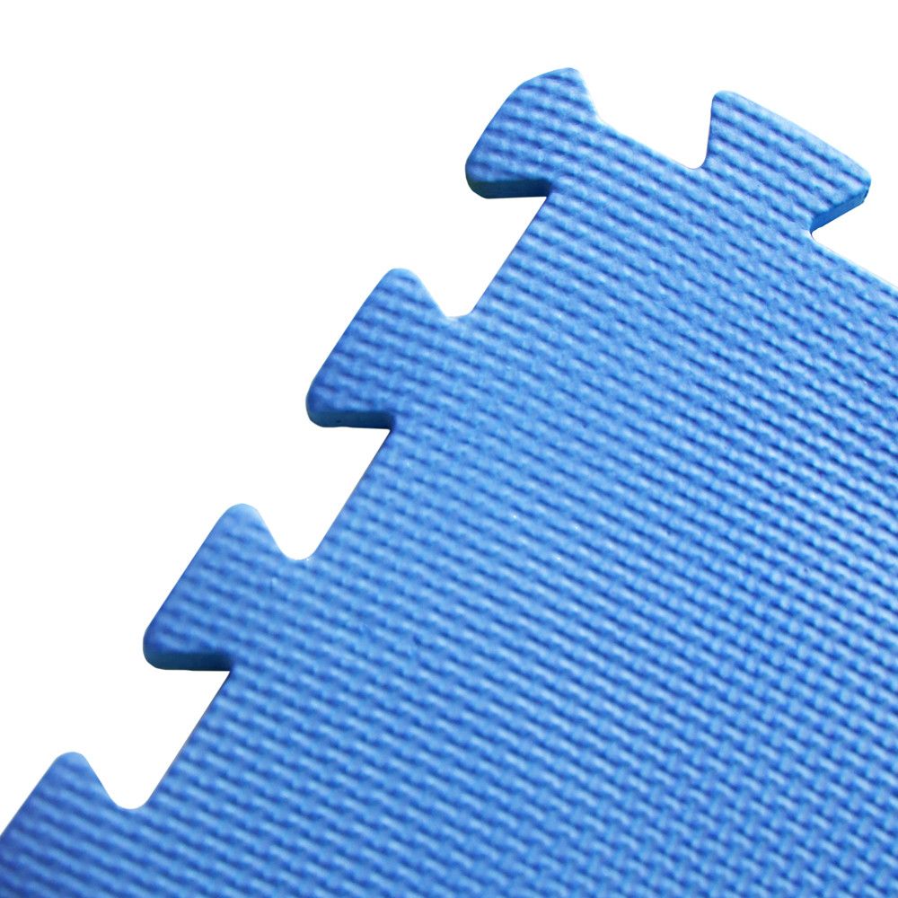 Tappeto tappetino puzzle morbido per piscina 60x60x0.8 blu