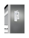 Applique Lanterna Sambesi Bianco IP44 Sensore Crepuscolare Trio Lighting