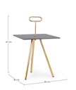 Tavolino Inesh Rock Qu 40X40  