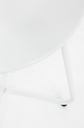 Tavolino Wissant Bianco D40 in metallo