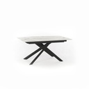 Tavolo allungabile con top in marmo calacatta 170/270x90x76h cm