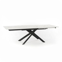 Tavolo allungabile con top in marmo calacatta 170/270x90x76h cm