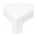 Tavolo pranzo allungabile bianco frassinato in legno nobilitato cm 85x140-180