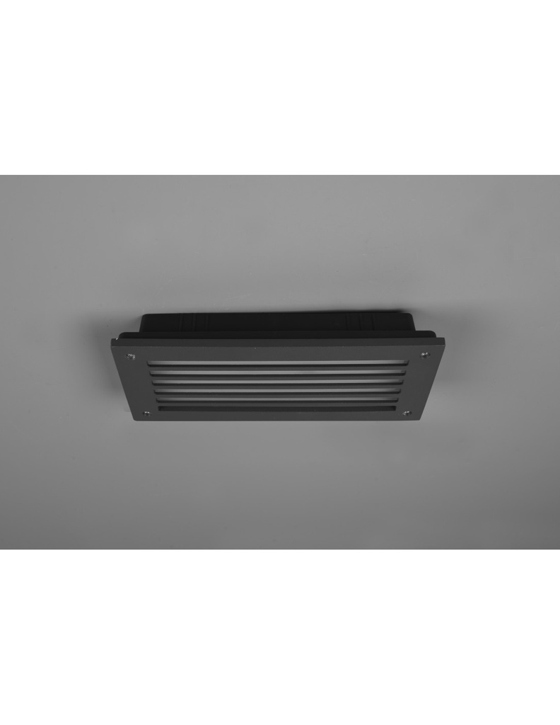 Applique Led Segnapasso Per Esterno Hardey Alluminio Antracite Trio Lighting