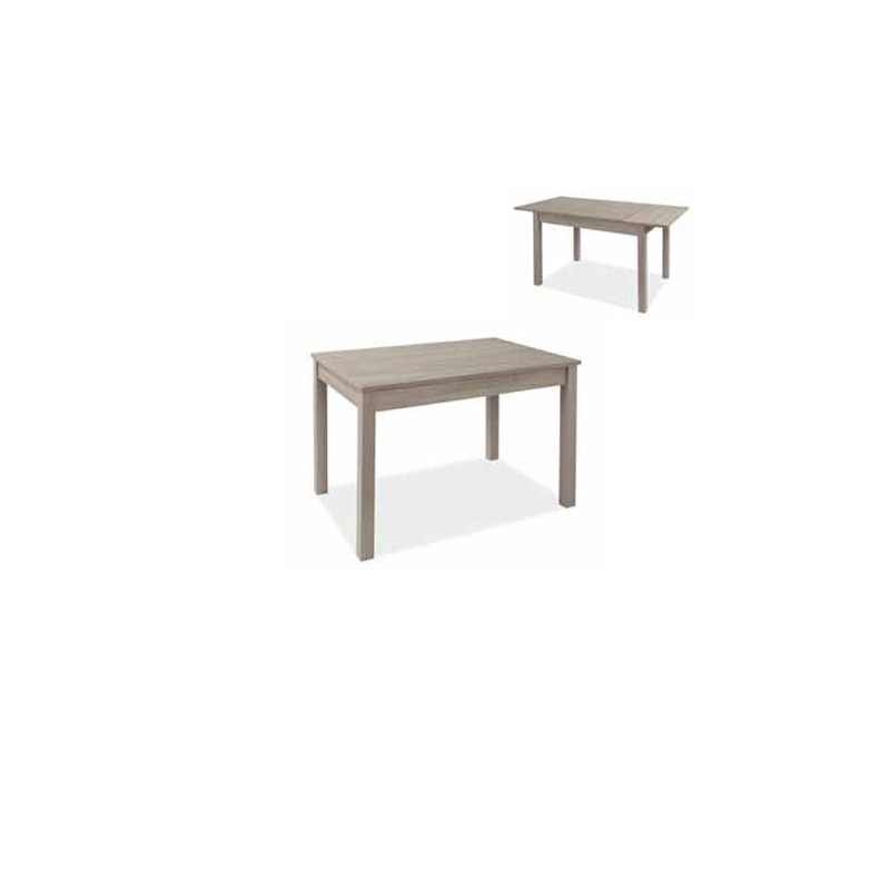 Tavolo pranzo allungabile Olmo in legno nobilitato cm 80x120-160