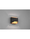 Applique Moderna Biemissione Led Arino Nero Trio Lighting