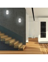 Applique Moderna Led Platon Alluminio Spazzolato Trio Lighting