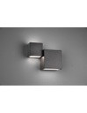 Applique Moderna Miguel Nero Doppia Emissione Led Trio Lighting