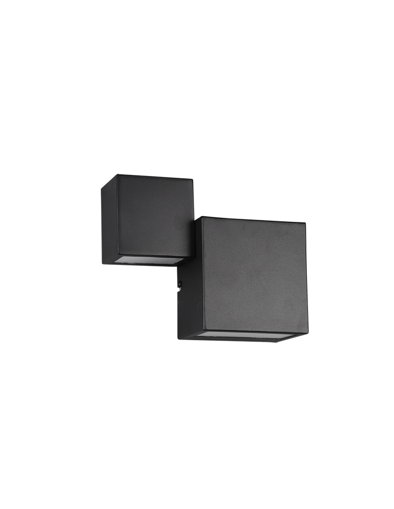 Applique Moderna Miguel Nero Doppia Emissione Led Trio Lighting