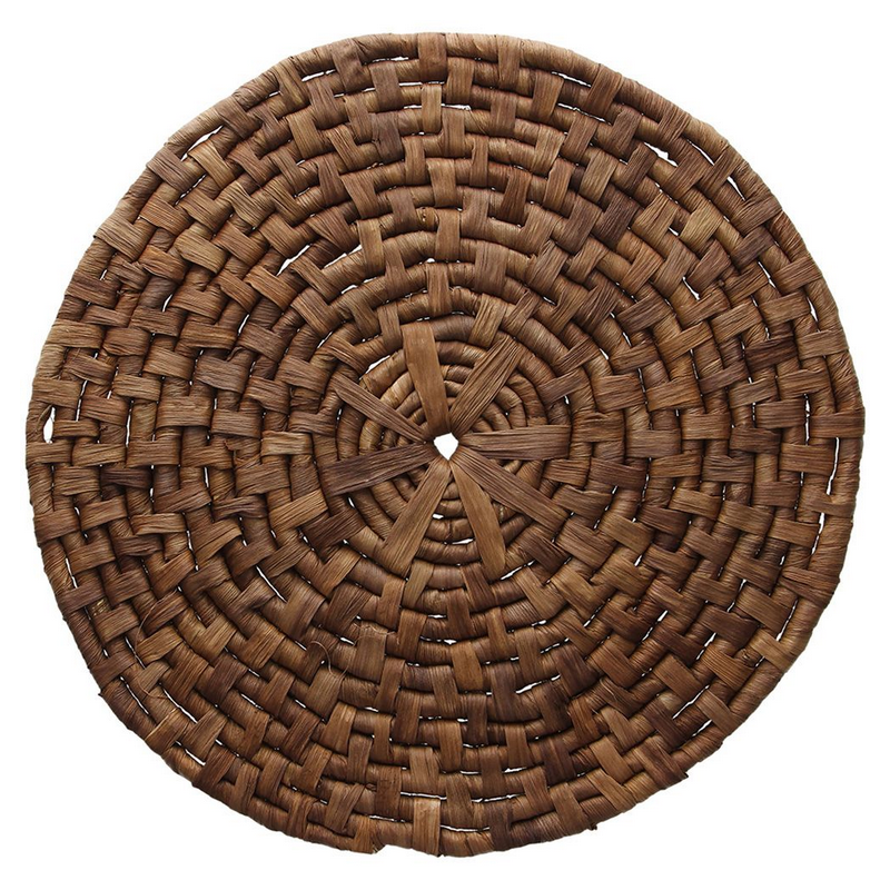 Tovaglietta rustica in foglia di mais marrone di 38 cm