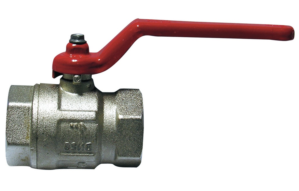 Valvola a sfera con leva rossa 2&quot;1/2 (DN 65) 18 bar/261 psi