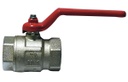Valvola a sfera con leva rossa 2&quot;1/2 (DN 65) 18 bar/261 psi