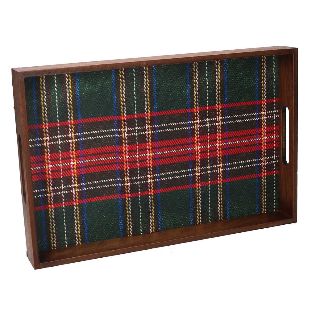 Vassoio legno 1-3 scozzese rettangolarecm 45x30h4