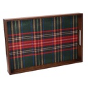 Vassoio legno 1-3 scozzese rettangolarecm 45x30h4