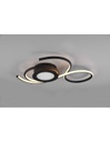Applique Plafoniera Nera Design Moderno Led Dimmer Jive Trio Lighting