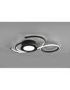 Applique Plafoniera Nera Design Moderno Led Dimmer Jive Trio Lighting