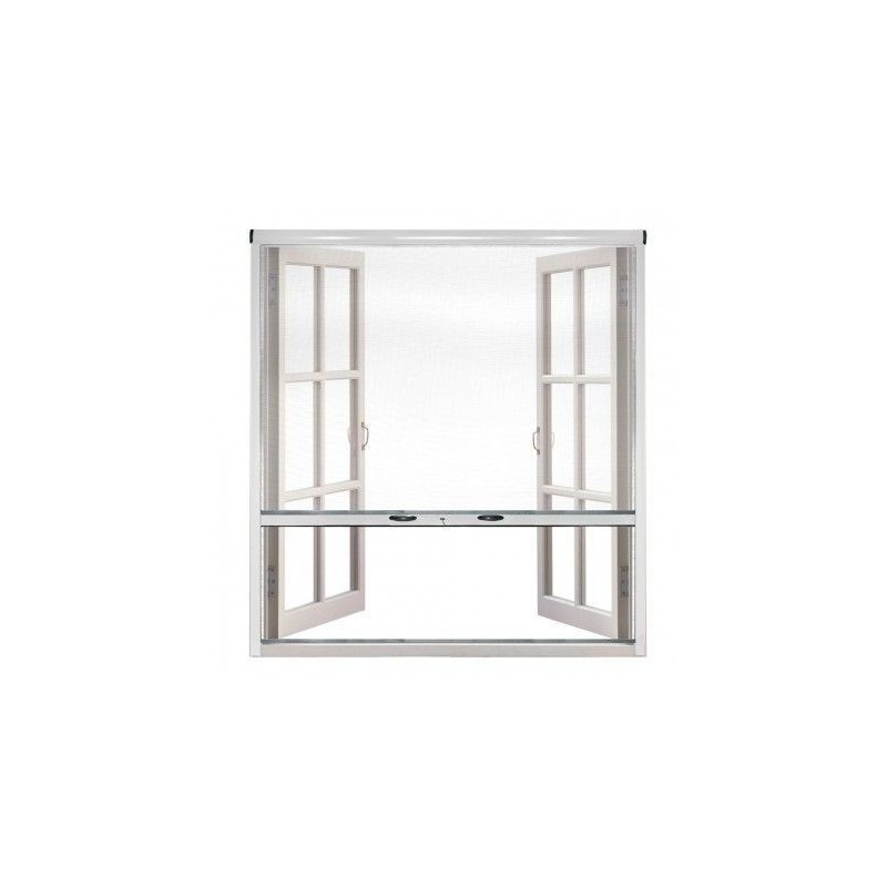 Zanzariera verticale a plisse riducibile Marrone MELODIE 85x h160 cm