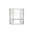 Zanzariera verticale a plisse riducibile Marrone MELODIE 85x h160 cm